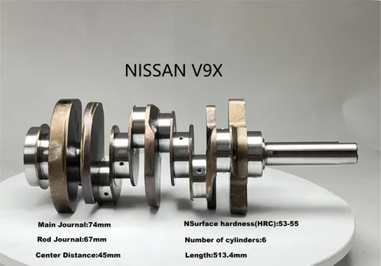 Fabricant professionnel de vilebrequin de pièces automobiles V9X pour Nissan